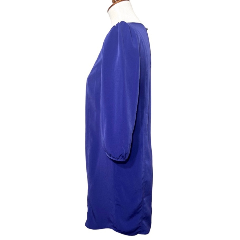 Urban Outfitters Royal Purple 3/4 Sleeve Pullover Peasant Shift Dress - Picture 3 of 10